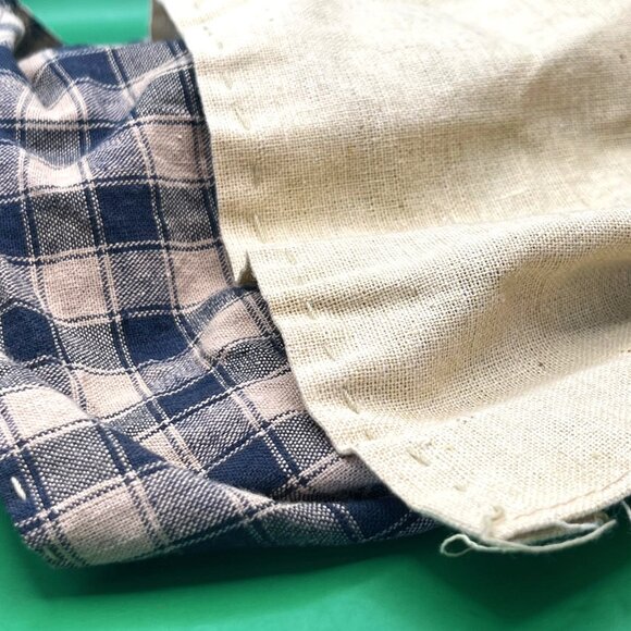 Vintage Handmade Cloth Doll Fabric Ragdoll Primitive Folk Art OOAK Country Décor - Picture 10 of 13